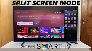 How To Use Split Screen Multi View Mode On Samsung Smart TV [upl. by Anilah240]