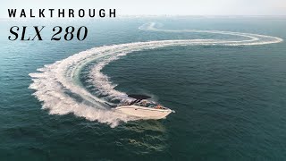 SLX 280  Product Walkthrough  Sea Ray Boats [upl. by Mellette]