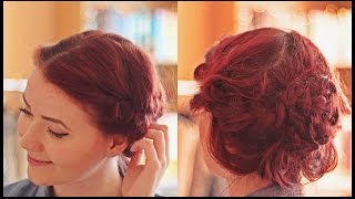 herbstlicher einfacher Updo mit Flechtung I FallinLove [upl. by Buiron]