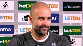 Swansea 04 Manchester City  Pep Guardiola Post Match Press Conference  Premier League SWAMCI [upl. by Fulvi744]