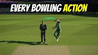 Every Fast Bowling ACTIONSTYLE In CRICKET 24 [upl. by Linad]