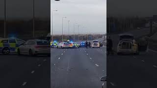 UK police Chase on Motorway  M6 Police Chase  UK Police [upl. by Haroppiz]