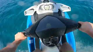 Top speed SeaDoo GTI 155 SE [upl. by Ocirema584]