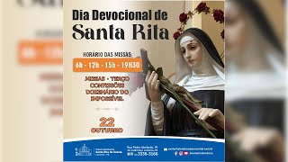 SANTA MISSA DIA DEVOCIONAL SANTA RITA DE CASSIA  PE HUMBERTO LISBOA  22102024 12H00 [upl. by Eittam]