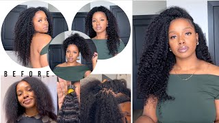 ITip  Microlink Hair Extensions Blending Perfectly [upl. by Stander276]