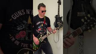 Nightrain 🚂  🌹 Guns N Roses 🌹 Slashs Intro 2 slash shorts short guitarlesson [upl. by Alis]