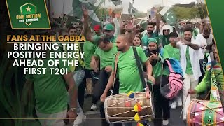 Fans at The Gabba bringing the positive energy ahead of the first T20I 🔊  PCB  MA2A [upl. by Notsirhc]