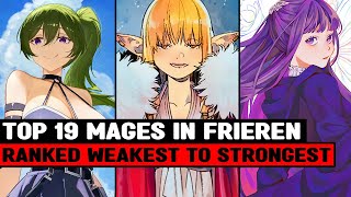 ALL 19 Mages in Frieren RANKED amp EXPLAINED [upl. by Migeon]