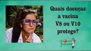 Quais doenças a vacina de cachorro V8 ou V10 protegem [upl. by Herald]