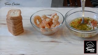 Salsa VINAGRETA para ensaladas pescado y marisco paso a paso  Tonio Cocina 97 [upl. by Nod]