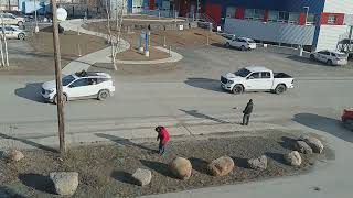 Hockey Fans in Inuvik Celebrating Oilers Victory [upl. by Dickman]