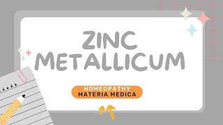 ZINCUM METALLICUM  ZINC METAL  MATERIA MEDICA  BHMS  DRUG PICTURE  EXPLAINED  MM  DRUGS [upl. by Paterson272]