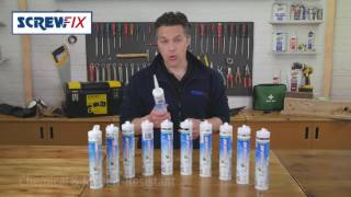 Screwfix  MAPEI MAPESIL AC 144 SOLVENTFREE SILICONE [upl. by Justinn]