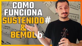 SUSTENIDO E BEMOL NO VIOLINO COMO TOCAR  Ismael Sancon [upl. by Angele]