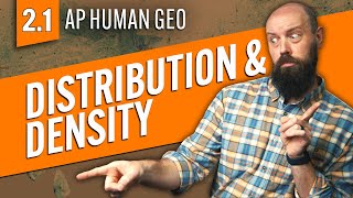 Population DISTRIBUTION and DENSITY AP Human Geography Review—Unit 2 Topic 1 [upl. by Bergeron]