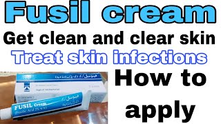 Fusil cream uses in urdu hindi  Fusidic acid cream review  how to apply  side effects [upl. by Ahsiema]