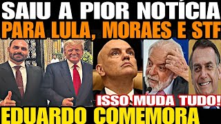 BOMBA NESSA SEXTA SAIUU A PIOR NOTÍCIA PARA LULA MORAES E STF TRUMP SOLTA BOMBA QUE ABALOU TODO [upl. by Normandy534]