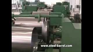 7PCS Per Minute High speed steel drum production line [upl. by Tada666]