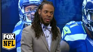 Richard Sherman goes 1on1 with Randy Moss [upl. by Nahtnanhoj626]