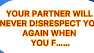 YOUR PARTNER WILL NEVER DISRESPECT YOU AGAIN DO THIS motivation love [upl. by Quintina897]