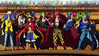 Luffy Reveals His New Fleet Commanders and Massive Army and Fleet  One Piece [upl. by Nileuqaj]