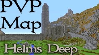 Minecraft  HELMS DEEP SIEGE PvP Map  Lord Of The Rings [upl. by Abell499]