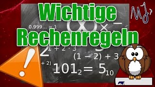 Mathe Rechenregeln  Grundlagen die schnell vergessen werden und wichtig sind [upl. by Ahsilram]