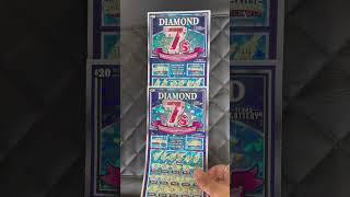 DIAMOND 7s 20 TEXAS LOTTERY TICKETS lottery lotto viral money youtubeshorts scratchcards yt [upl. by Kunkle]