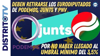 🔴BOMBA🔴Deben retirarse el escaño a IRENE MONTERO en Europa por no llegar al umbral mínimo del 35🔴 [upl. by Harrietta]