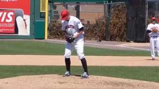 Former MLB Tim Dillard Pitching HD [upl. by Lletnahs]