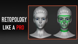 Blender Retopology Tutorial  For Beginners [upl. by Ravert]