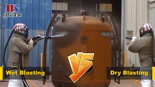 Wet Blasting VS Dry Blasting [upl. by Naret166]