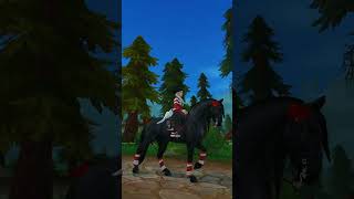 say hello to Darkangel one of the awesome New friesians added sso starstable starstableonline [upl. by Fenton]