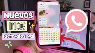 WHATSAPP Estilo IPHONE 2024 ✅ Nuevos TRUCOS y FUNCIONES que Tienes que Activar 📲🩷 [upl. by Eiralih]