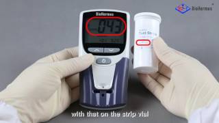 BioHermes A1C EZ 2 0 Demostration Video [upl. by Pelpel74]