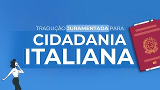 Tradução para Cidadania Italiana e AIRE [upl. by Herrle]