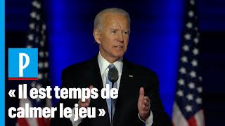 Joe Biden  «Il faut arrêter de traiter nos opposants comme des ennemis» [upl. by Gautier546]