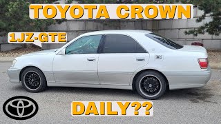 Daily Driven Sleeper Toyota Crown Athlete V JZS171 Review [upl. by Drahsir510]