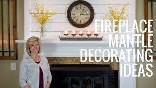 Fireplace Mantle Decorating Ideas  Jennifer Decorates [upl. by Travus]