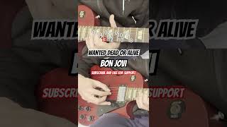 Wanted Dead or Alive guitar tutorial [upl. by Retepnhoj600]