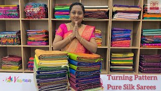 Turning Pattern pure silk sarees  Latest pure silk sarees designs  soft silk sarees with price [upl. by April]