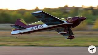 FALCO AIRCRAFT GILES GF20X Prototipe Freestyle Flight [upl. by Charlot]