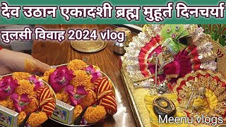 Tulsi Vivah vlog Tulsi VivahKarthik massBhishma panchang deepdan [upl. by Curren]