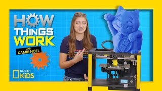 How 3D Printers Work  How Things Work with Kamri Noel [upl. by Schuyler726]