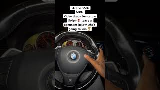 340i vs 550i 600 hp video drops tomorrow 4pm  550i 340i automobile cartok bigturbo funny [upl. by Rudman]