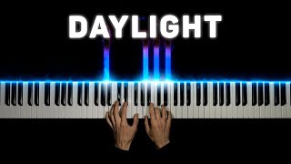 David Kushner  Daylight  Piano cover [upl. by Niple270]