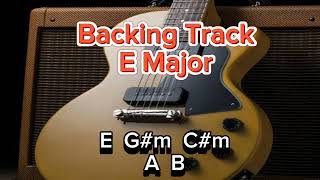 Backing Track in E Major [upl. by Fira]