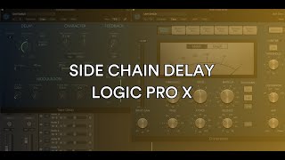 How to Side Chain Vocal Delay in Logic Pro  Step by Step Guide [upl. by Htebiram]