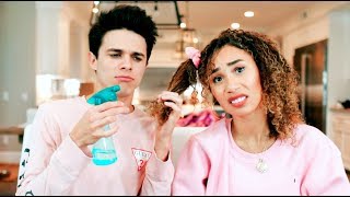 quotBOYFRIENDquot STYLES MY NATURAL CURLY HAIR FAIL  MyLifeAsEva [upl. by Vinaya]