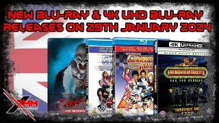 New Bluray amp 4k UHD Bluray Releases 2024  29th January 2024 [upl. by Denise902]